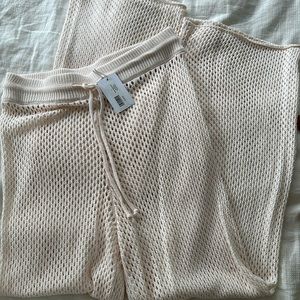 We wore what crochet beach cover up pants